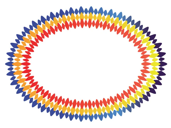 Cadre ovale — Image vectorielle
