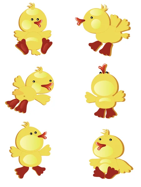 Ducklings — Stock Vector
