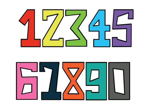 Number set — Stock Photo, Image