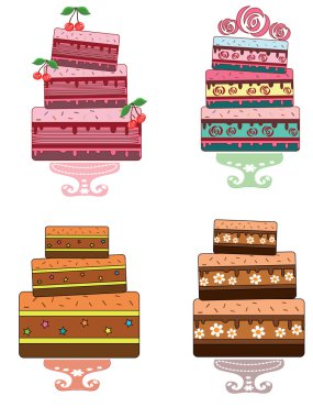 Birthday set clipart