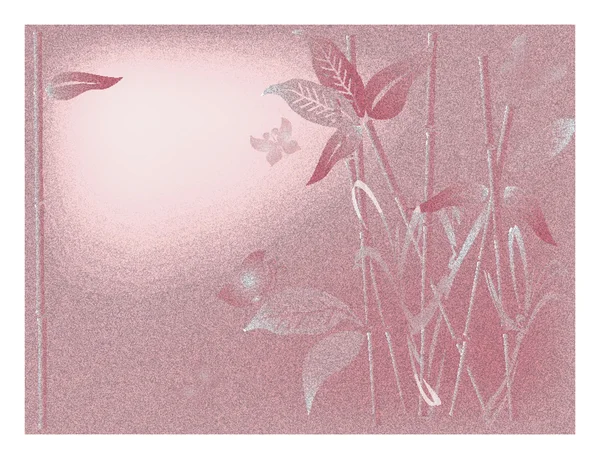 대나무 배경 예쁜 핑크 — 스톡 사진