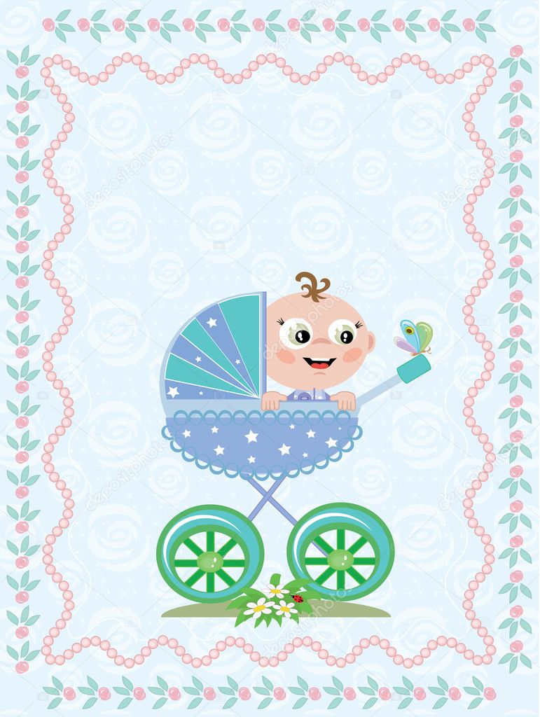 Frame with baby boy — Stock Photo © Olaj775 5349536