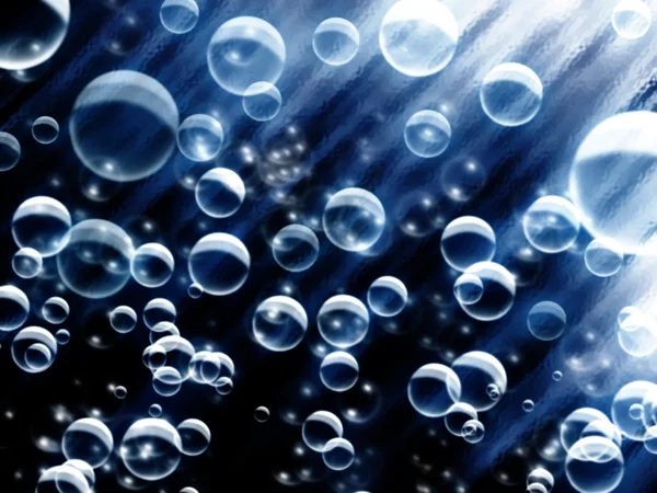 Пузыри на фоне — стоковое фото