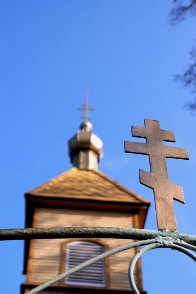 Православный крест — стоковое фото