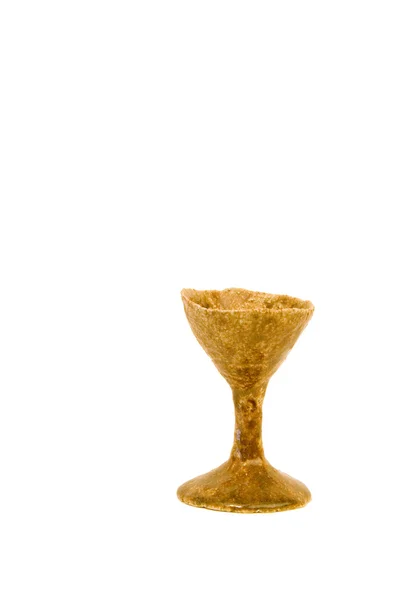 Starověký pohár z hlíny — Stock fotografie