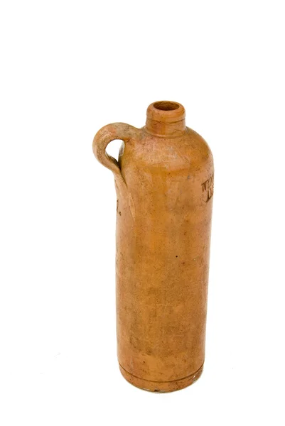 Old clay bottle — Stock Photo, Image