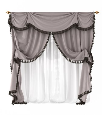 Curtains clipart
