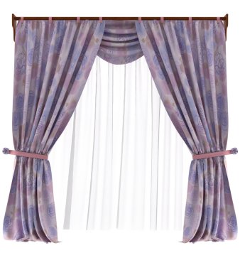 Tissue curtains clipart