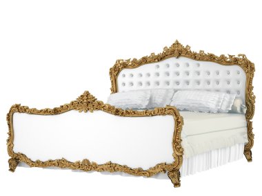 Classical bed clipart