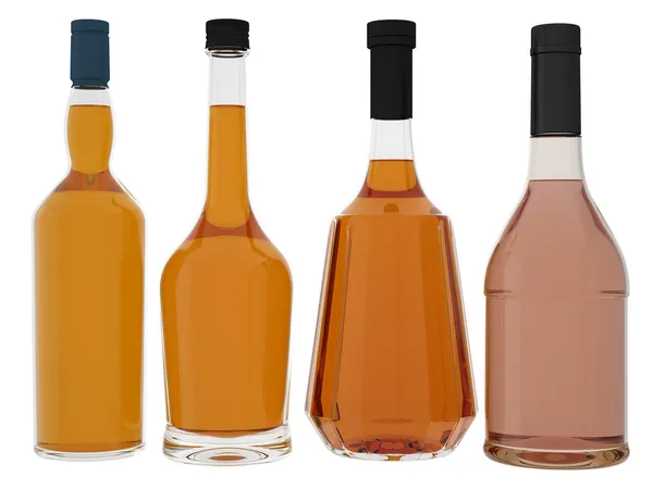 stock image Bottles of brandy