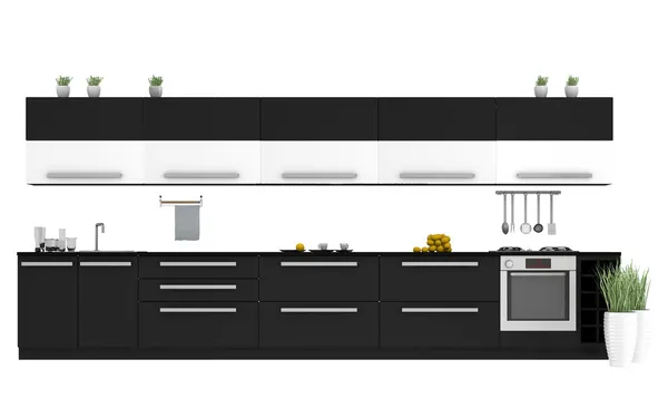 Mobília moderna para cozinha — Fotografia de Stock