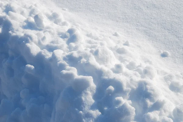 Bliska Tekstury Śniegu Zimie — Zdjęcie stockowe