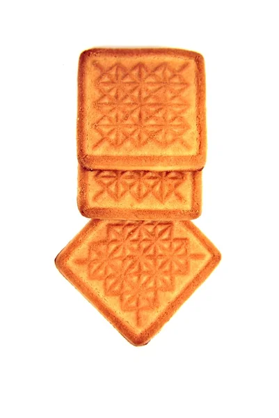 Close Cookies White Background — Stock Photo, Image