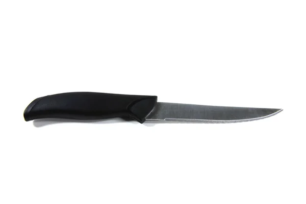 Nahaufnahme Messer Auf Weißem Hintergrund — Stockfoto