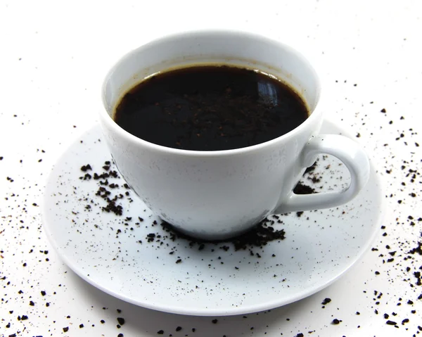Pít Kávu Cukrem — Stock fotografie