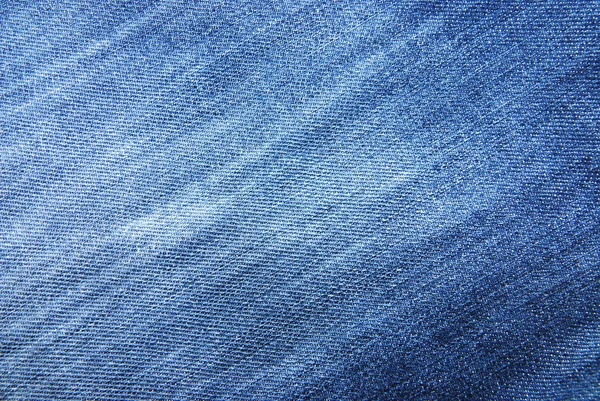 Närbild Blå Jeans Material — Stockfoto