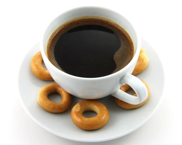 stock image Coffee with bagels