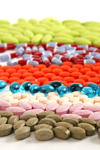 Pill Line Up — Stock Photo, Image
