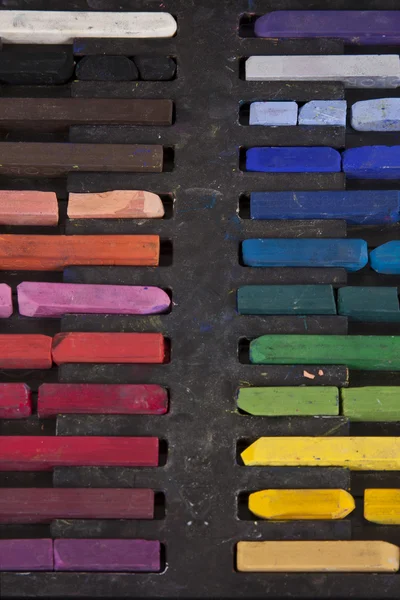 Color Chalk Line — Stock Photo, Image