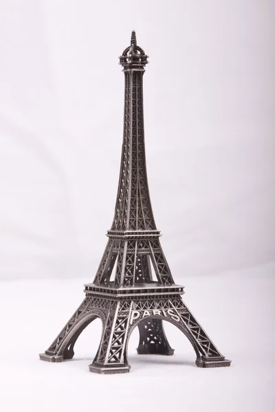 Torre Eiffel sobre um fundo branco — Fotografia de Stock
