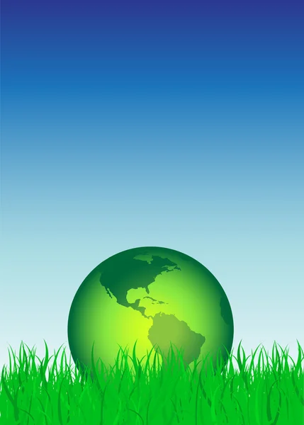 Terra Eco amigável — Vetor de Stock