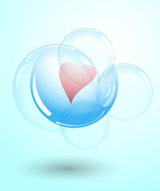 Heart Bubbles clipart