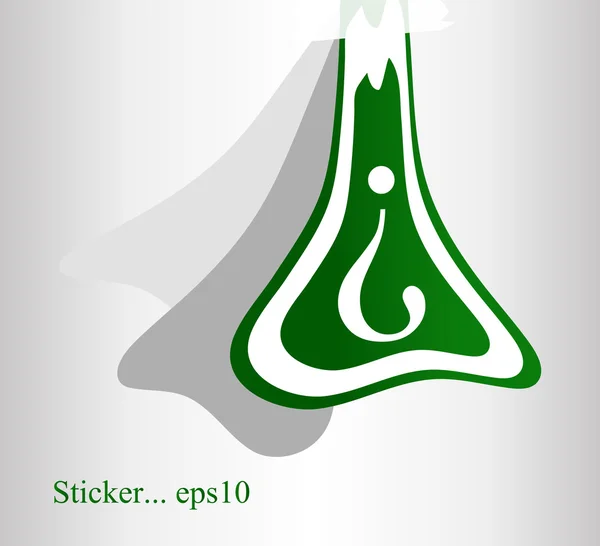 Sticker — Stockvector