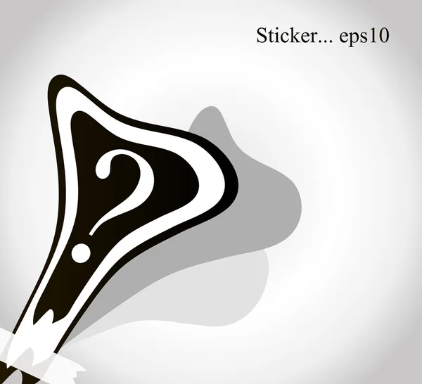 Sticker — Stockvector