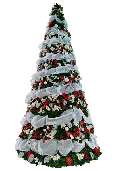 High Christmas tree isolated — Stock Photo, Image