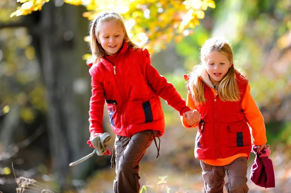 Kids in Forest — Stock Photo, Image