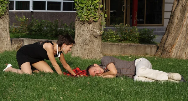 stock image Rest on a grass