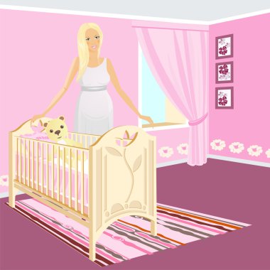 Room for girls. clipart