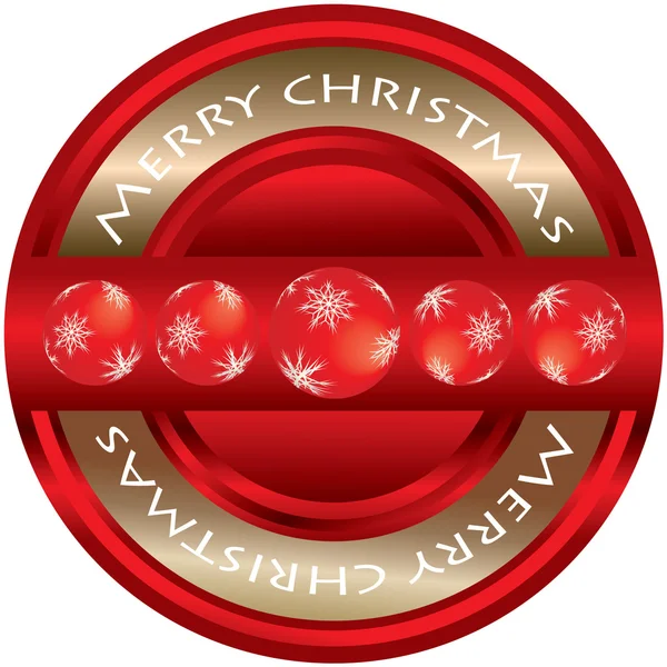 Étiquette Spéciale Joyeux Noël — Image vectorielle