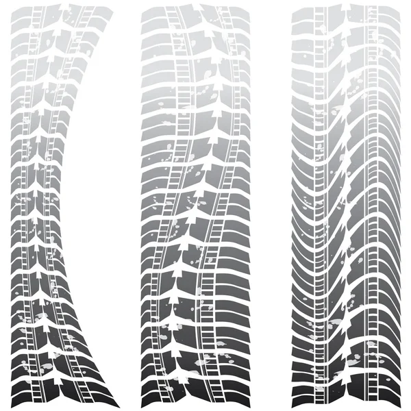 特殊轮胎痕迹 — 图库矢量图片