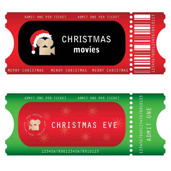 Biljetter Till Julafton — Stock vektor
