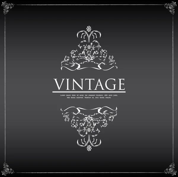Quadro Vintage — Vetor de Stock