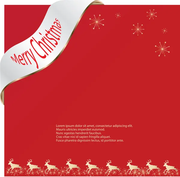 Ilustración vectorial para Navidad - Feliz Navidad — Archivo Imágenes Vectoriales