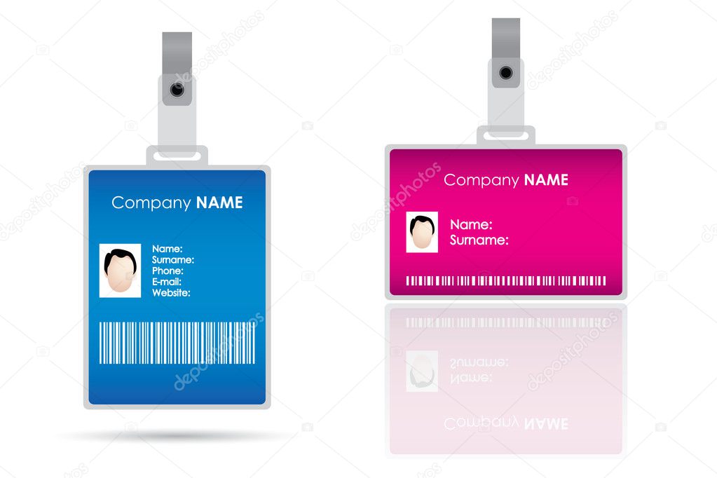 Name tag for id card