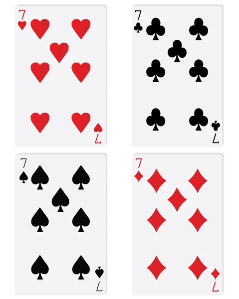 Jogo de cartas vector — Vetor de Stock