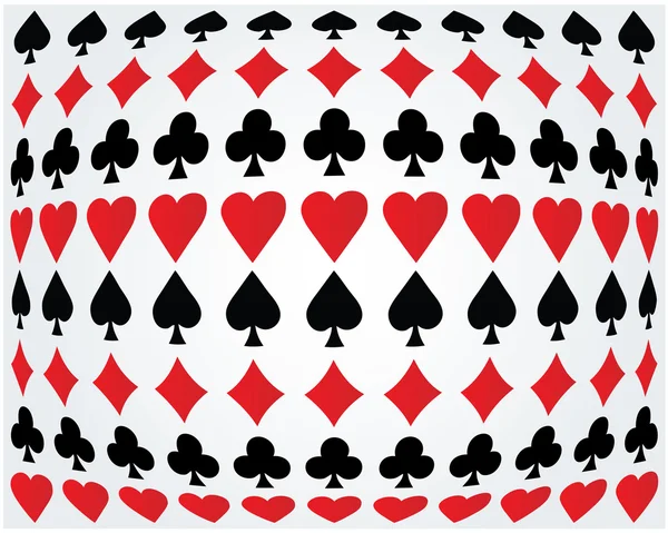 Nahtloser Poker-Hintergrund — Stockvektor