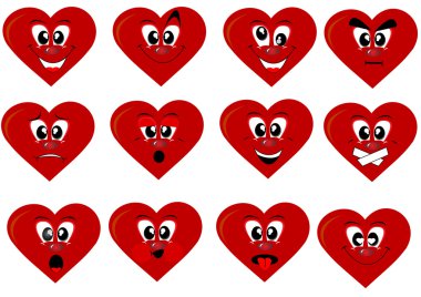 Heart smiles clipart