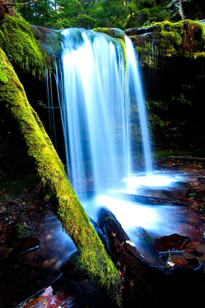 stock image The picturesque Fern Falls located in northern part of Idaho near Pritchard.