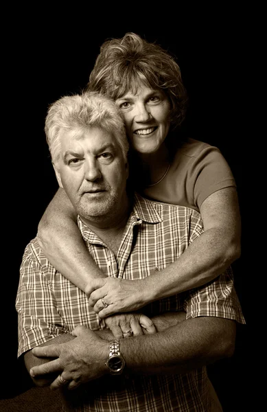 Portret van Midden leeftijd paar. — Stockfoto