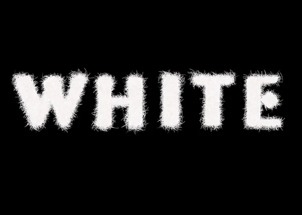 Белое на черном — стоковое фото