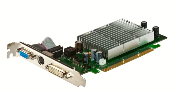 Video Card Computer Device Video Information Dvi — Stock Photo, Image