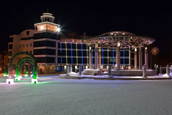 크리스마스 광장 — 스톡 사진