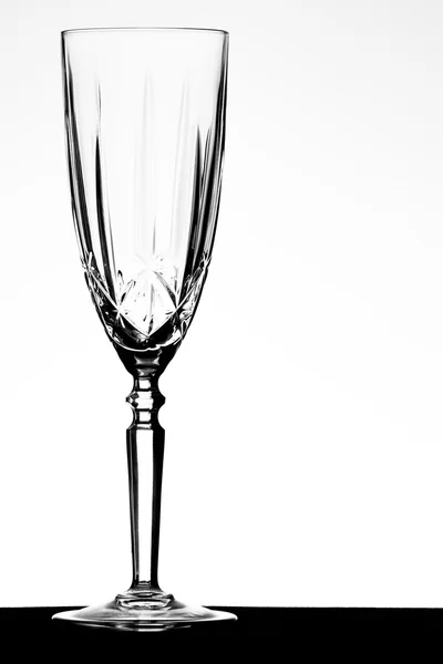 Crystal champage flute — Stock Photo, Image