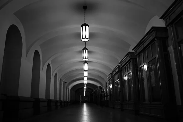 stock image A deserted urban passageway