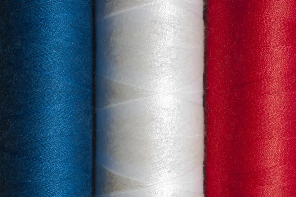 Franska Flaggan Hjulen Bomull — Stockfoto