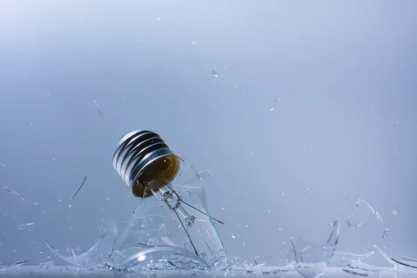 stock image Smashing light bulb